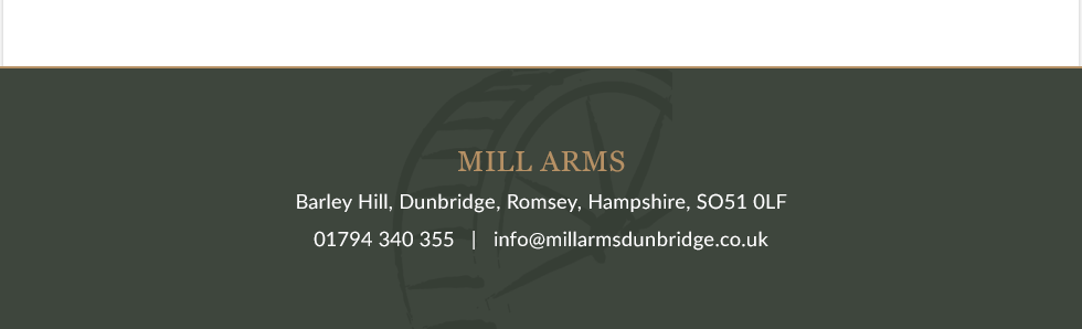  Thanks for visiting Mill Arms